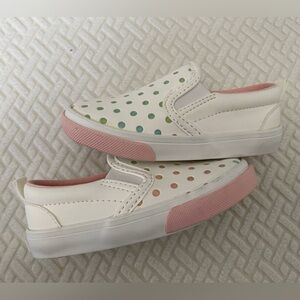 Old Navy Girls Color Perforated Slip-On Sneakers - Size 5 - VGUC